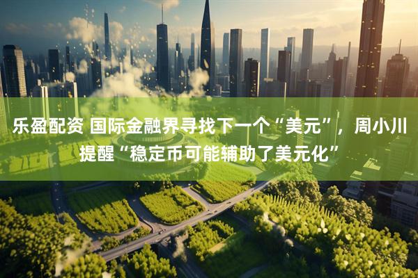 乐盈配资 国际金融界寻找下一个“美元”，周小川提醒“稳定币可能辅助了美元化”